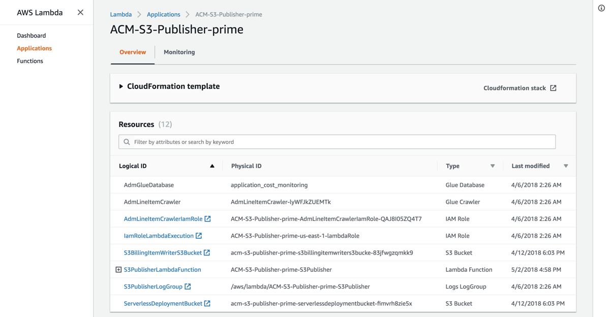 serverless-applications-view